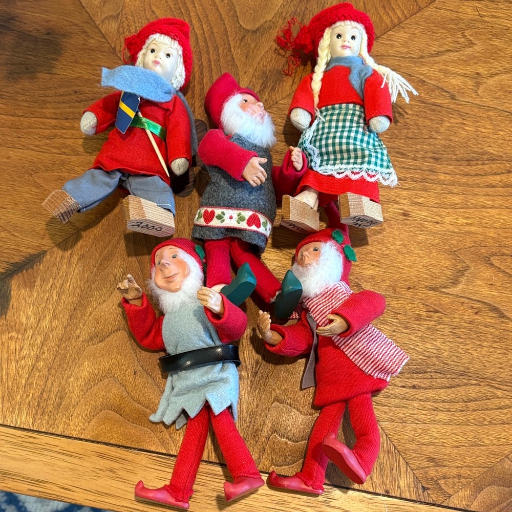 Set of Swedish Christmas figurines